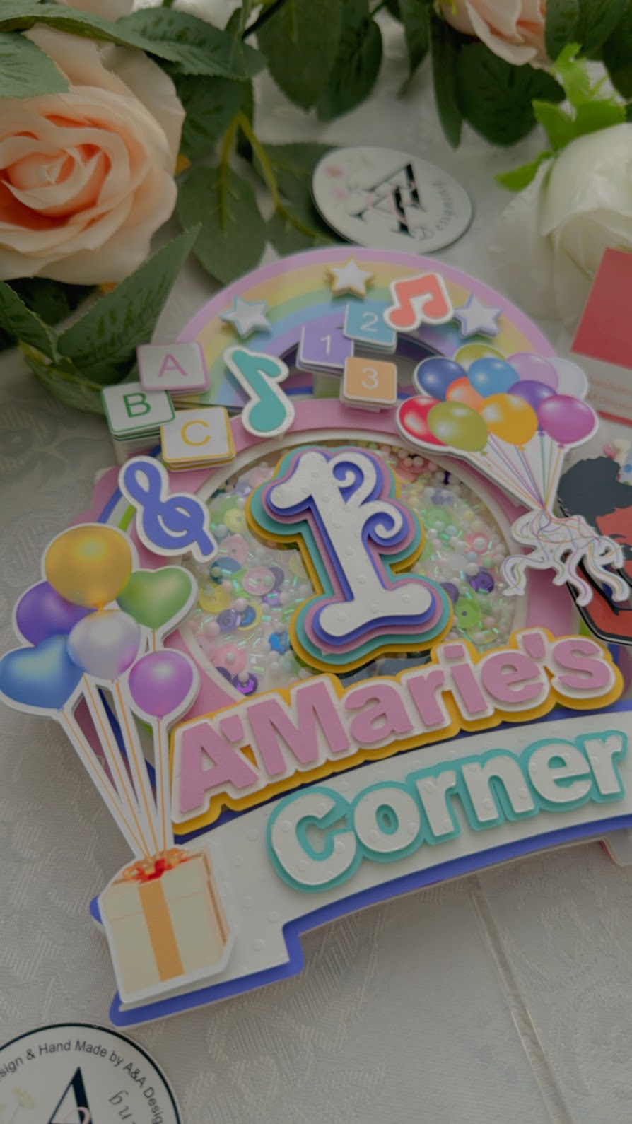 Gracies Corner birthday cake topper