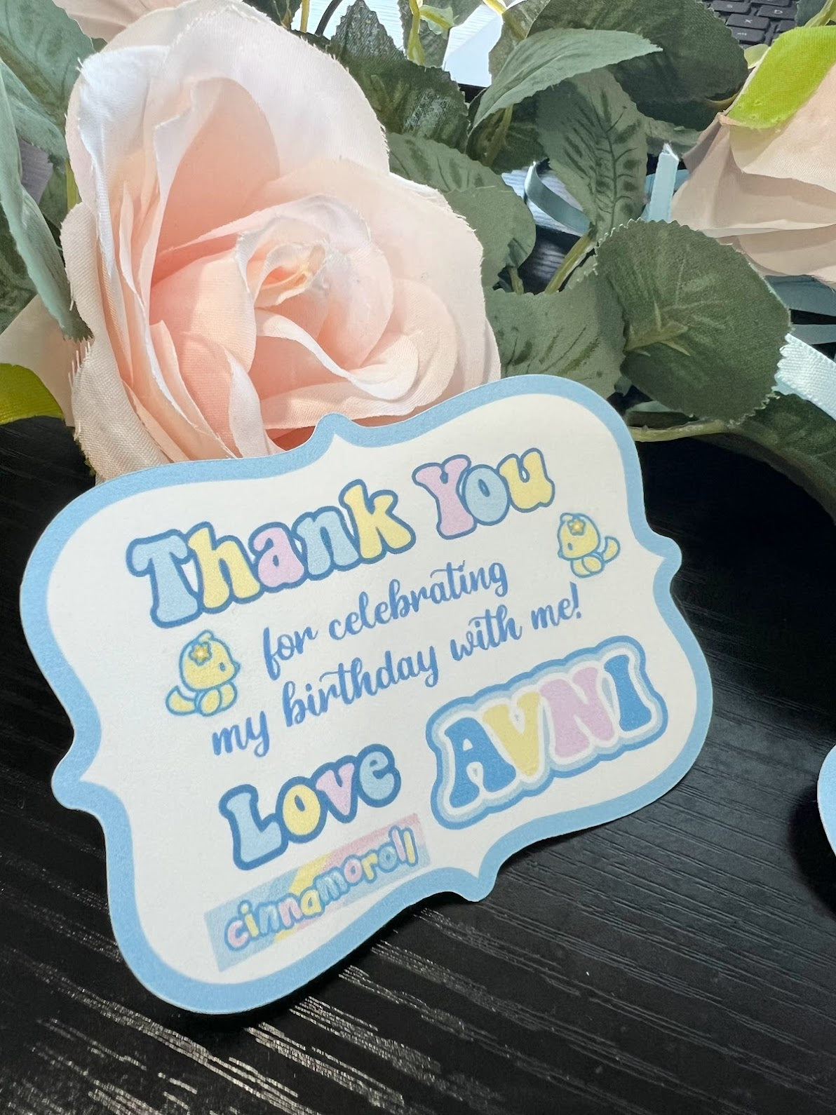 CINNAMOROLL inspired thank you gift tags