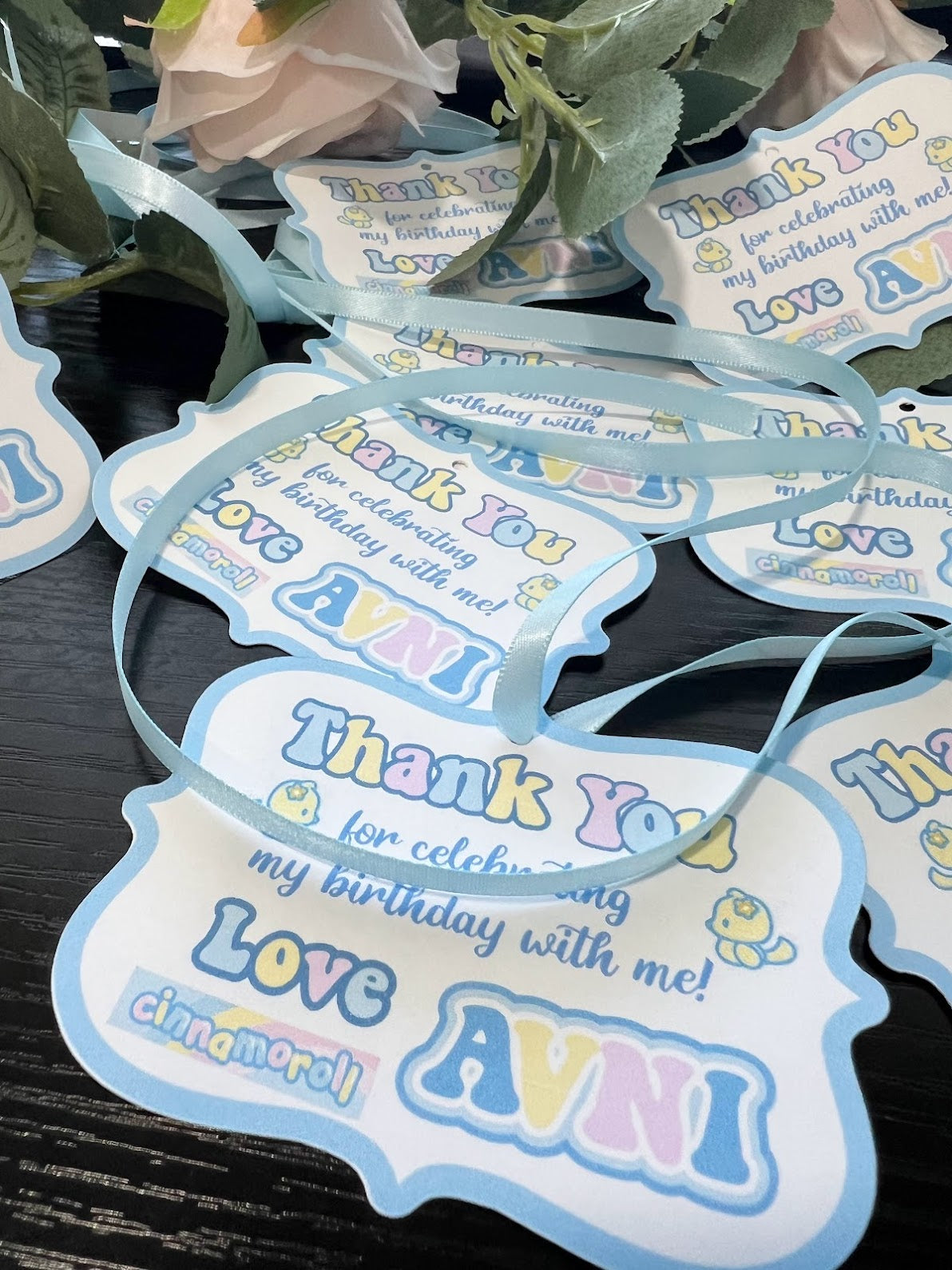 CINNAMOROLL inspired thank you gift tags
