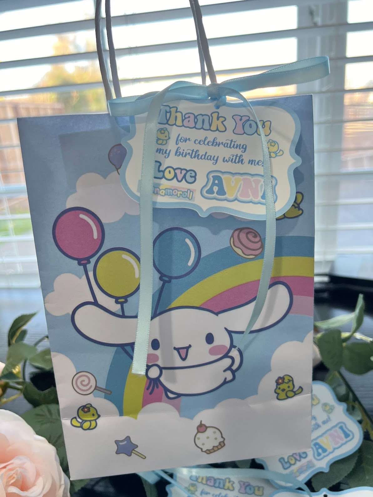 CINNAMOROLL inspired thank you gift tags
