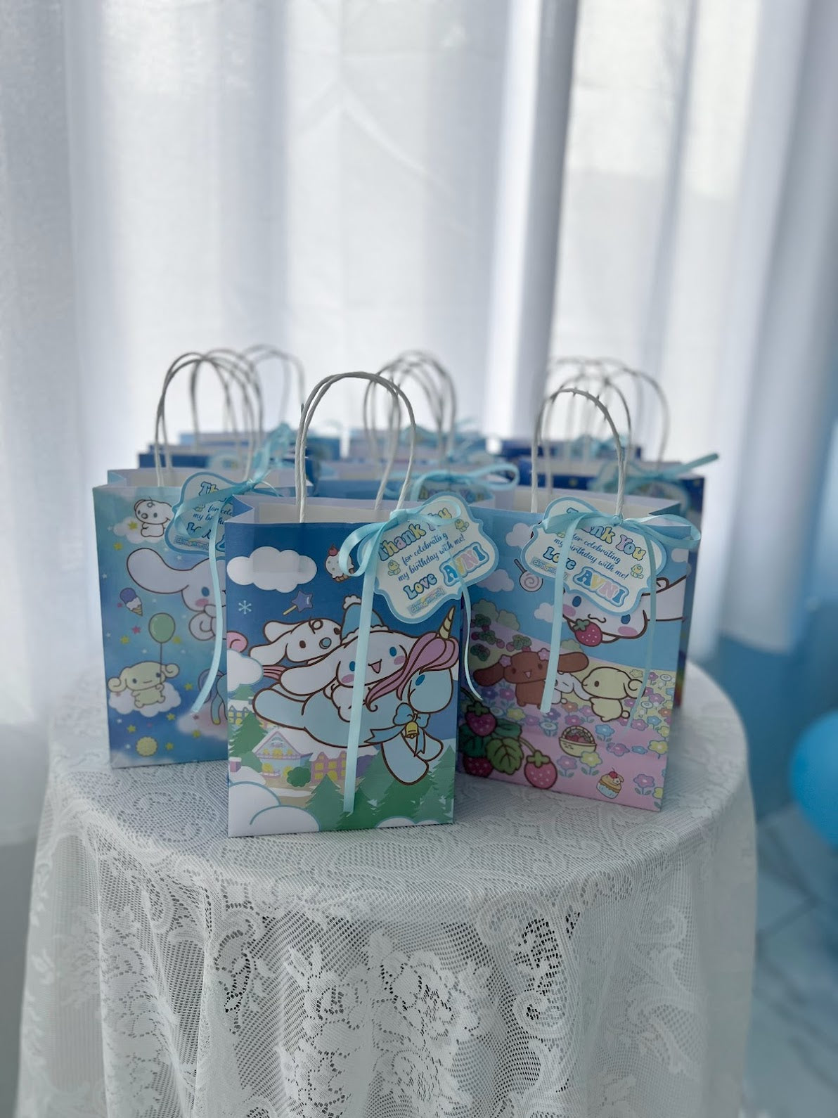 CINNAMOROLL inspired thank you gift tags