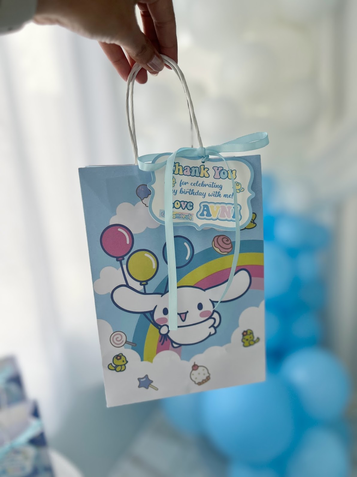 CINNAMOROLL inspired thank you gift tags