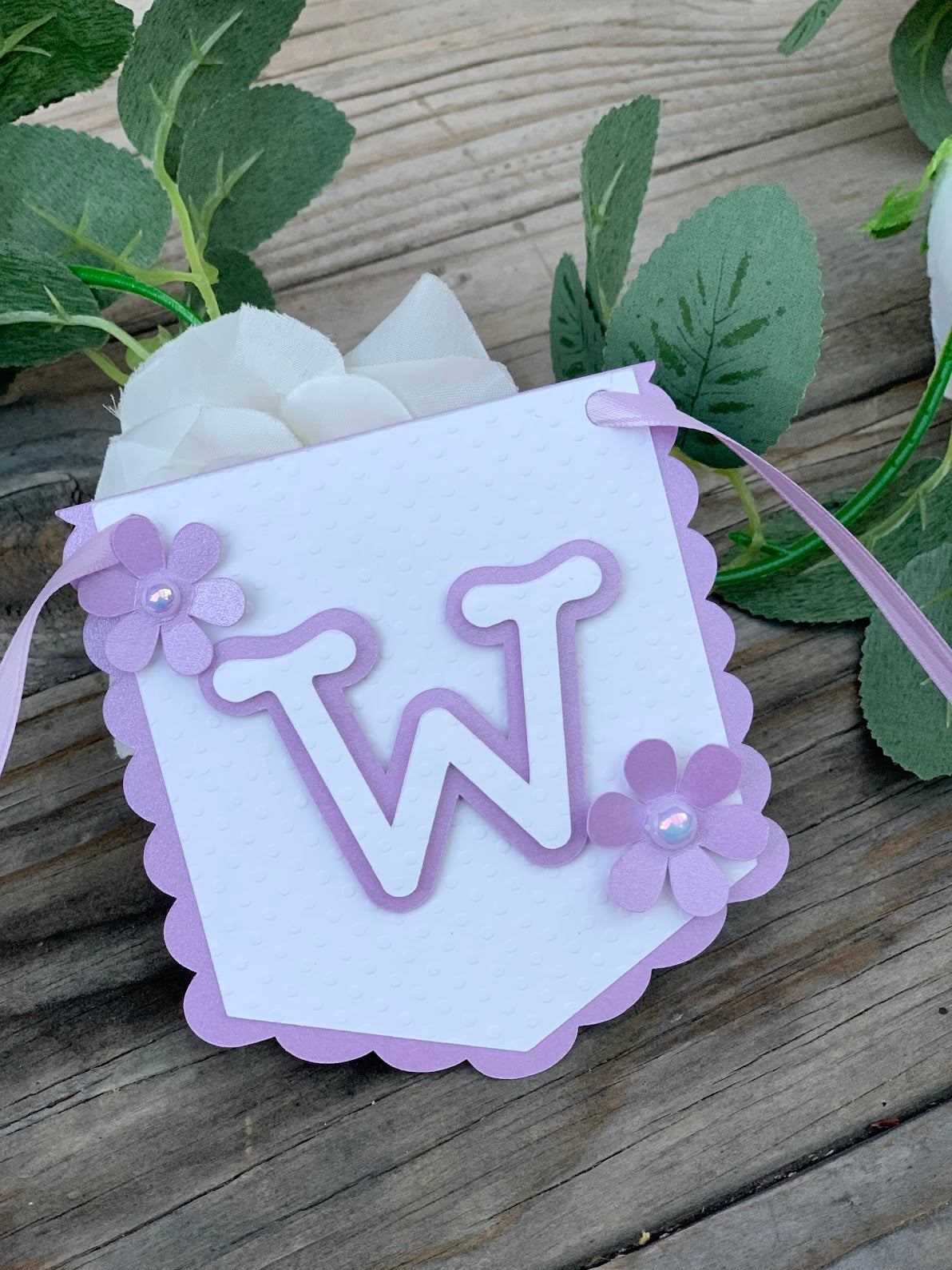 Bunny and Floral welcome baby Banner