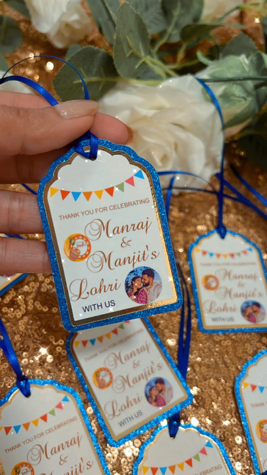 Lohri party gift tags