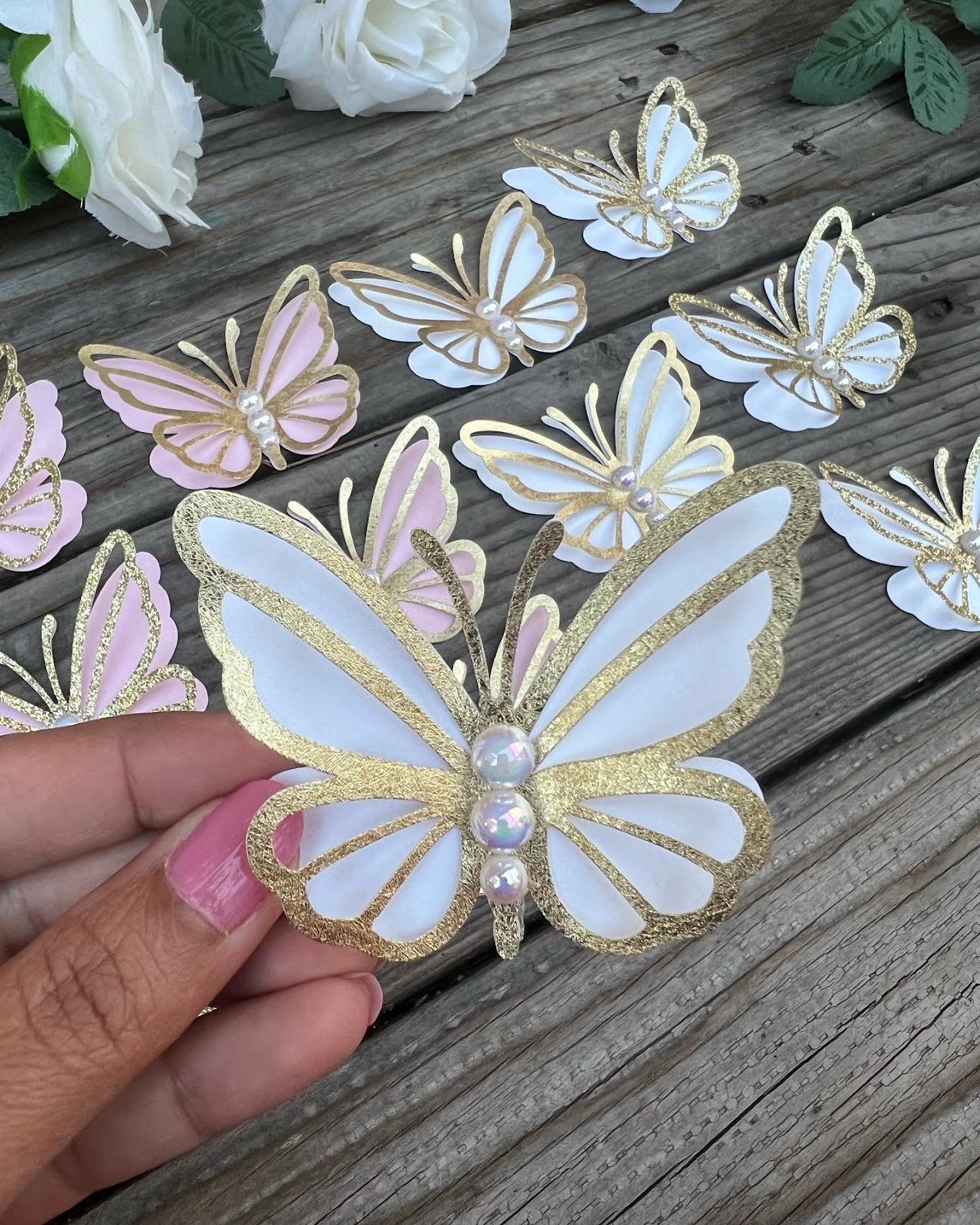 3D Butterflies for Baby Shower or Nursery decor