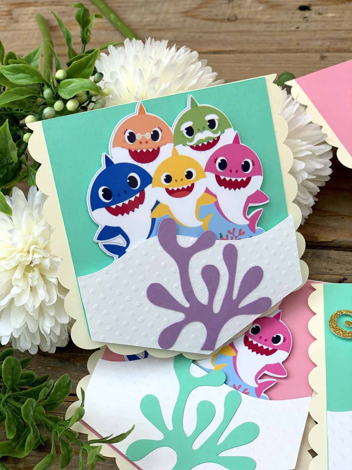 Baby Shark Happy Birthday Banner