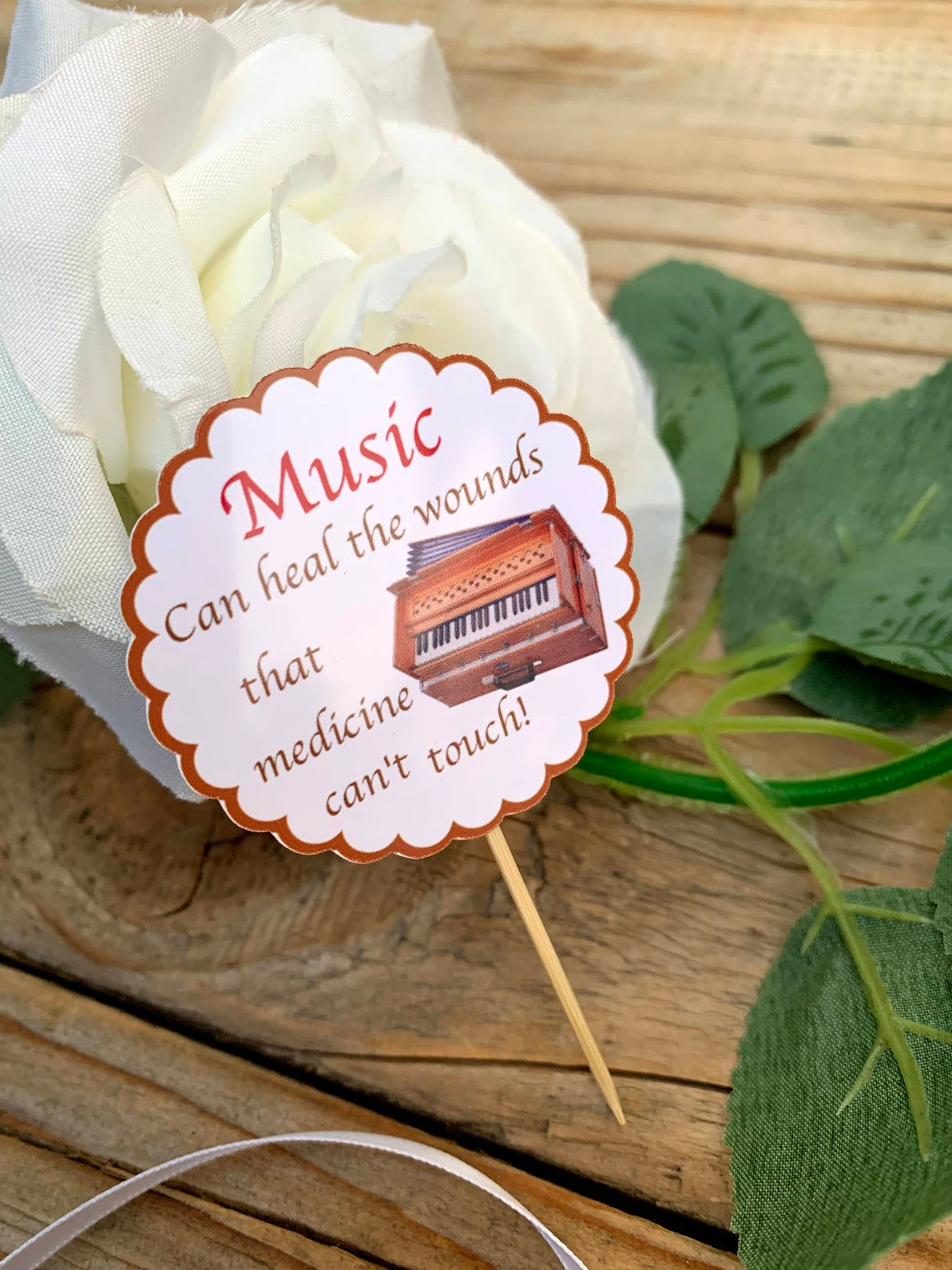 Music theme Cupcake toppers