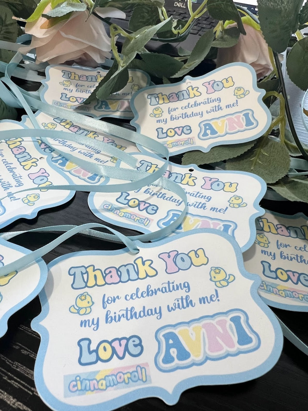 CINNAMOROLL inspired thank you gift tags