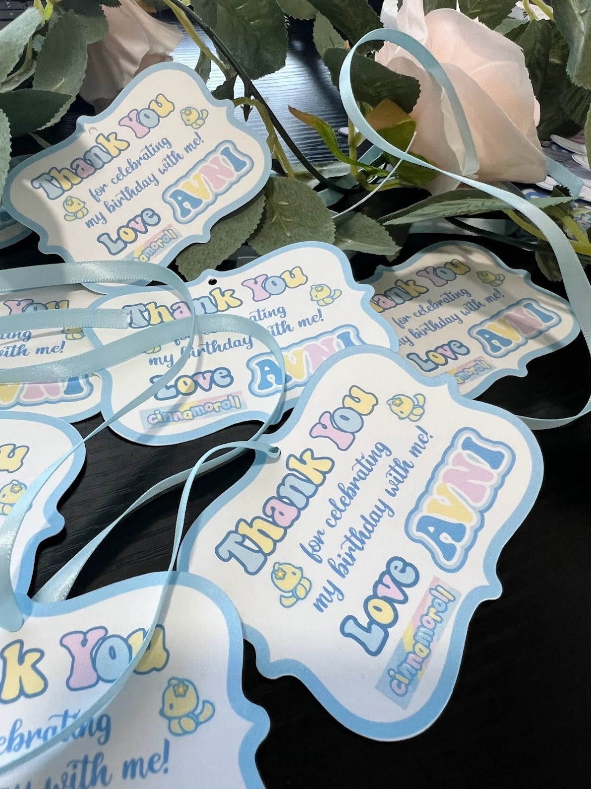 CINNAMOROLL inspired thank you gift tags