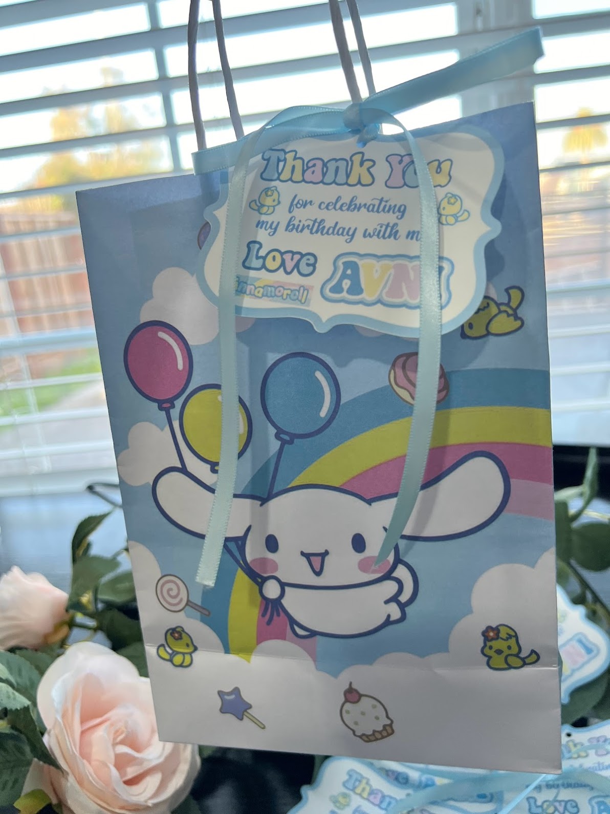 CINNAMOROLL inspired thank you gift tags