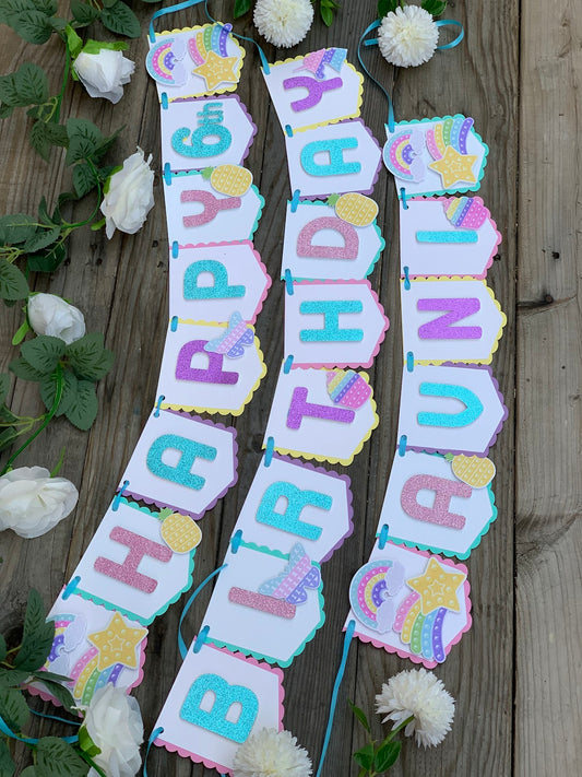 POP IT - Happy Birthday Banner