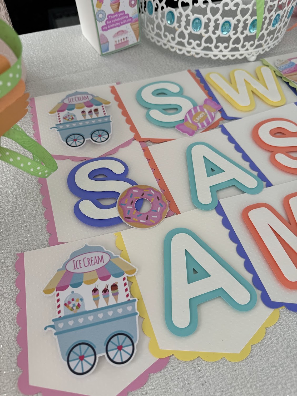 Sweet Sassy and Six Birthday Banner