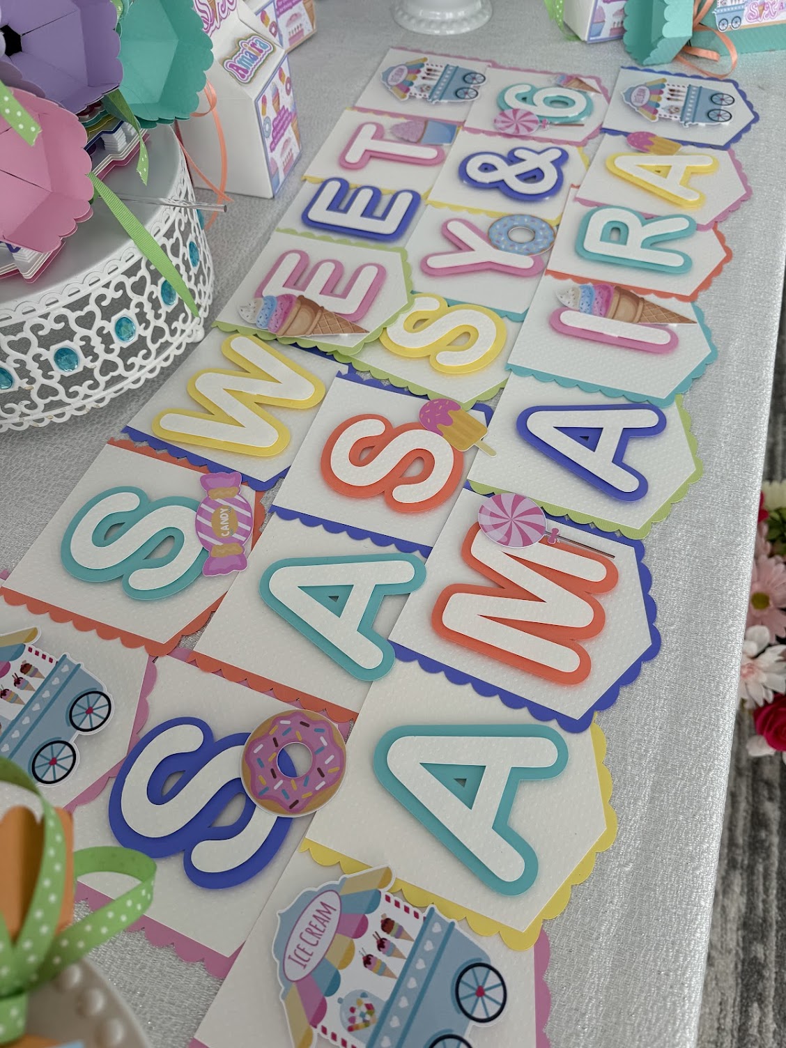 Sweet Sassy and Six Birthday Banner