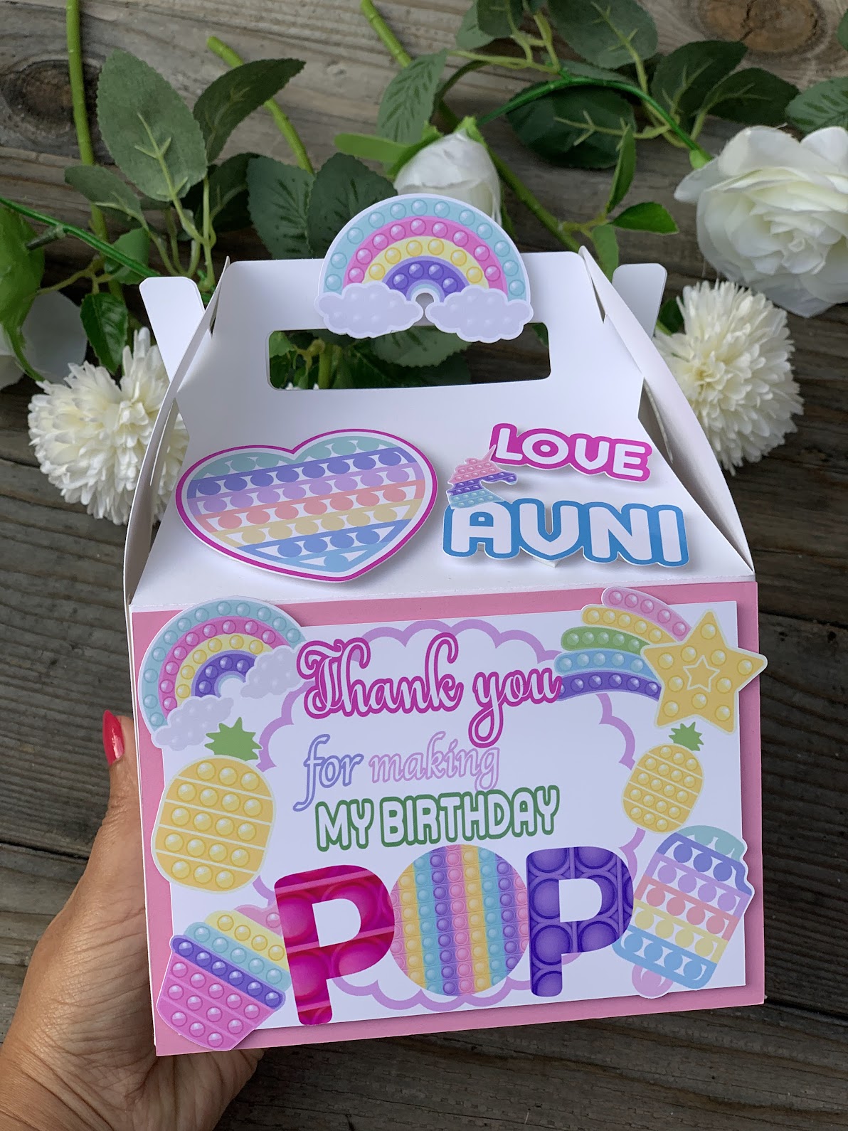 POP IT inspired favor box