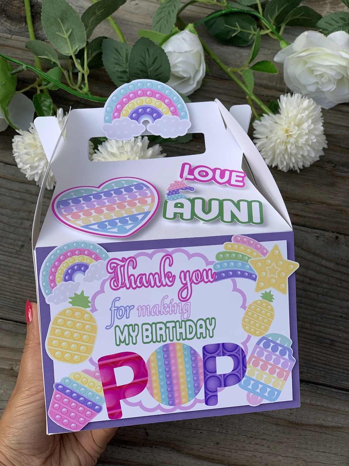 POP IT inspired favor box