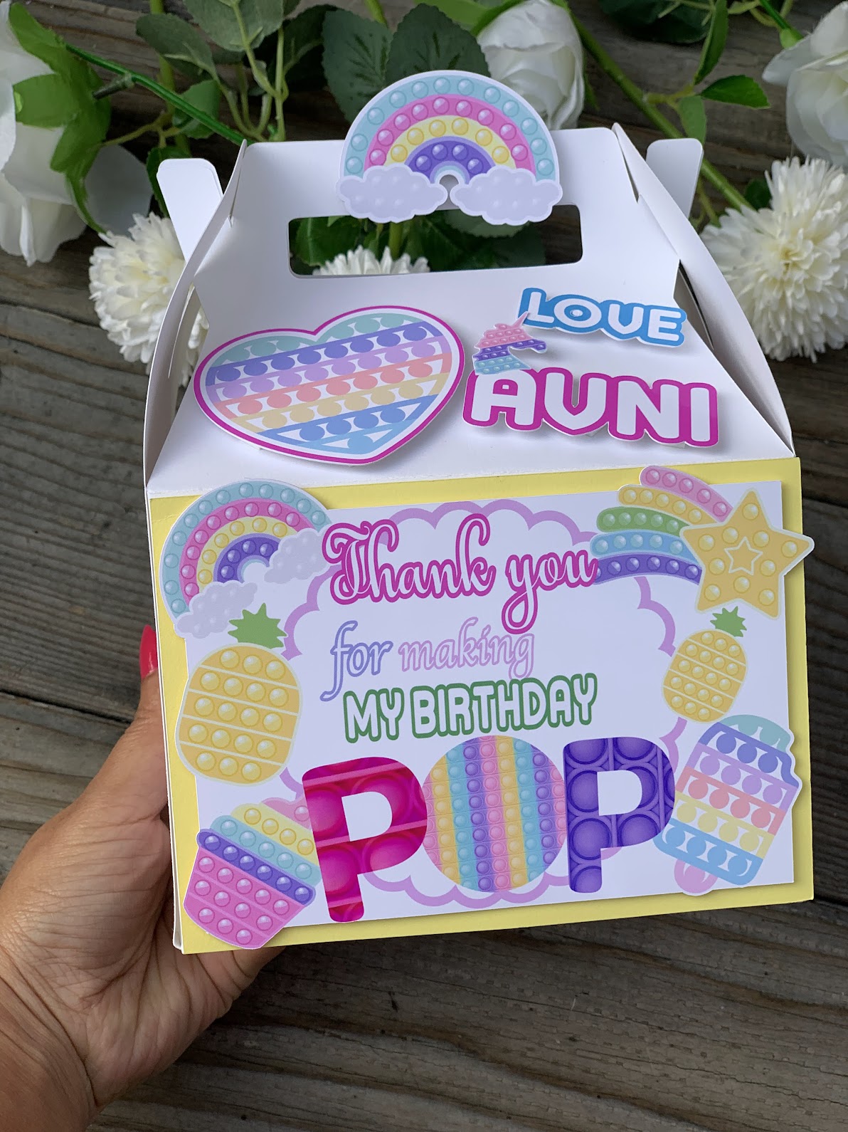 POP IT inspired favor box