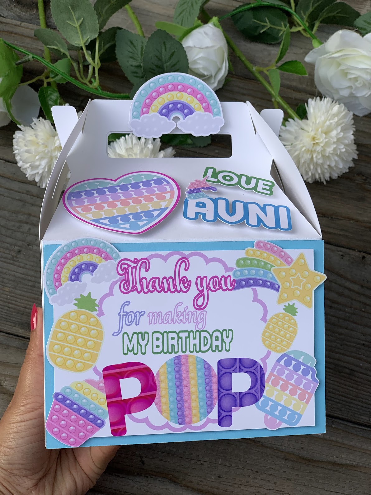 POP IT inspired favor box