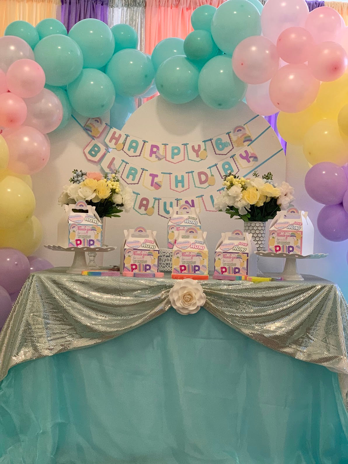 POP IT - Happy Birthday Banner