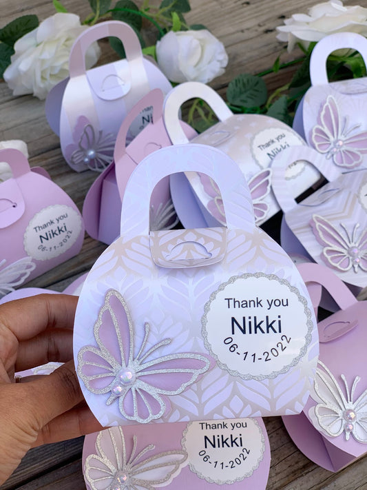 Quinceanera, Sweet16 or Bridal shower favor boxes