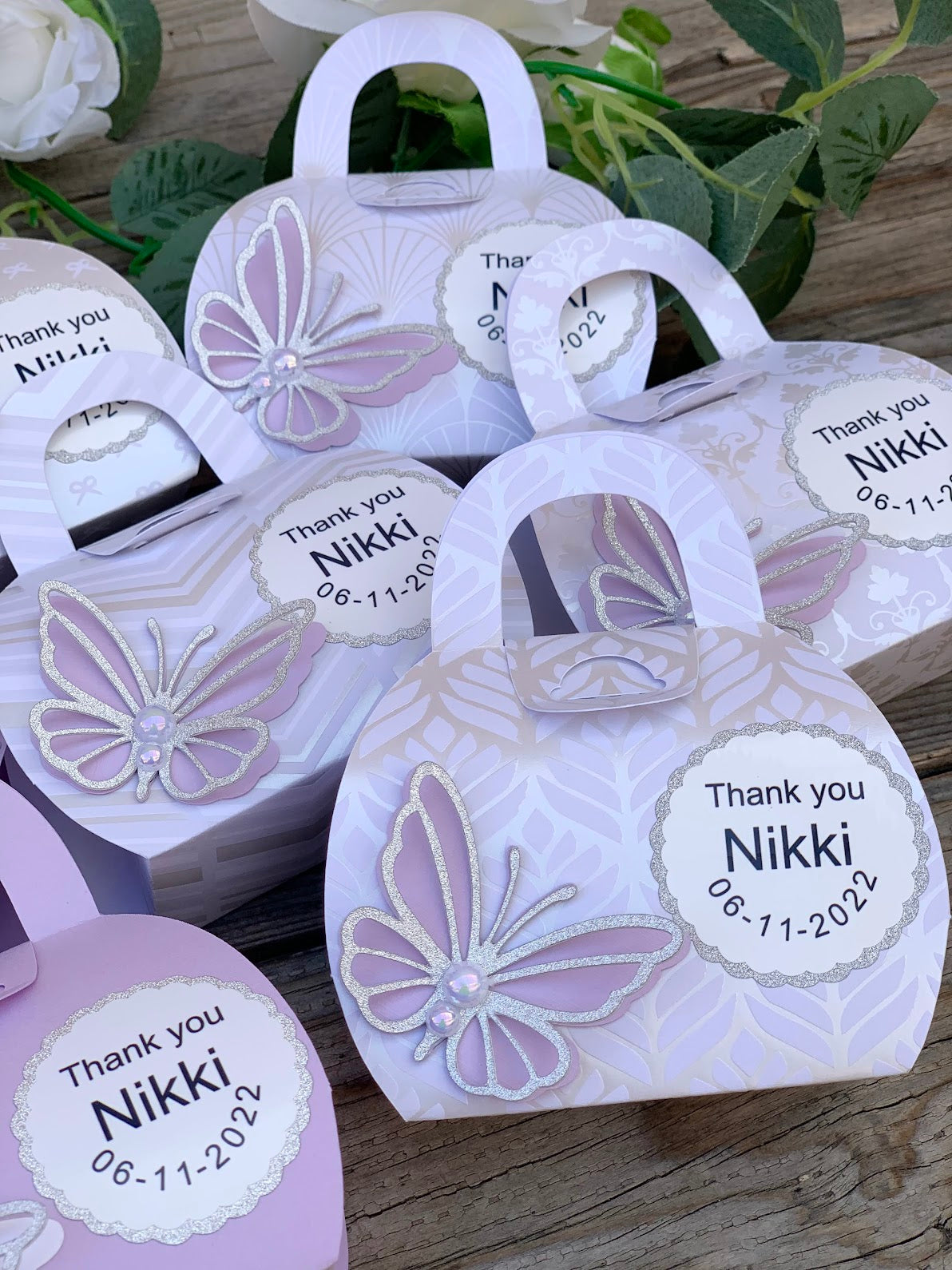 Quinceanera, Sweet16 or Bridal shower favor boxes