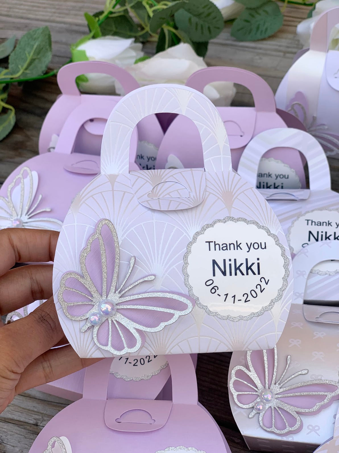 Quinceanera, Sweet16 or Bridal shower favor boxes