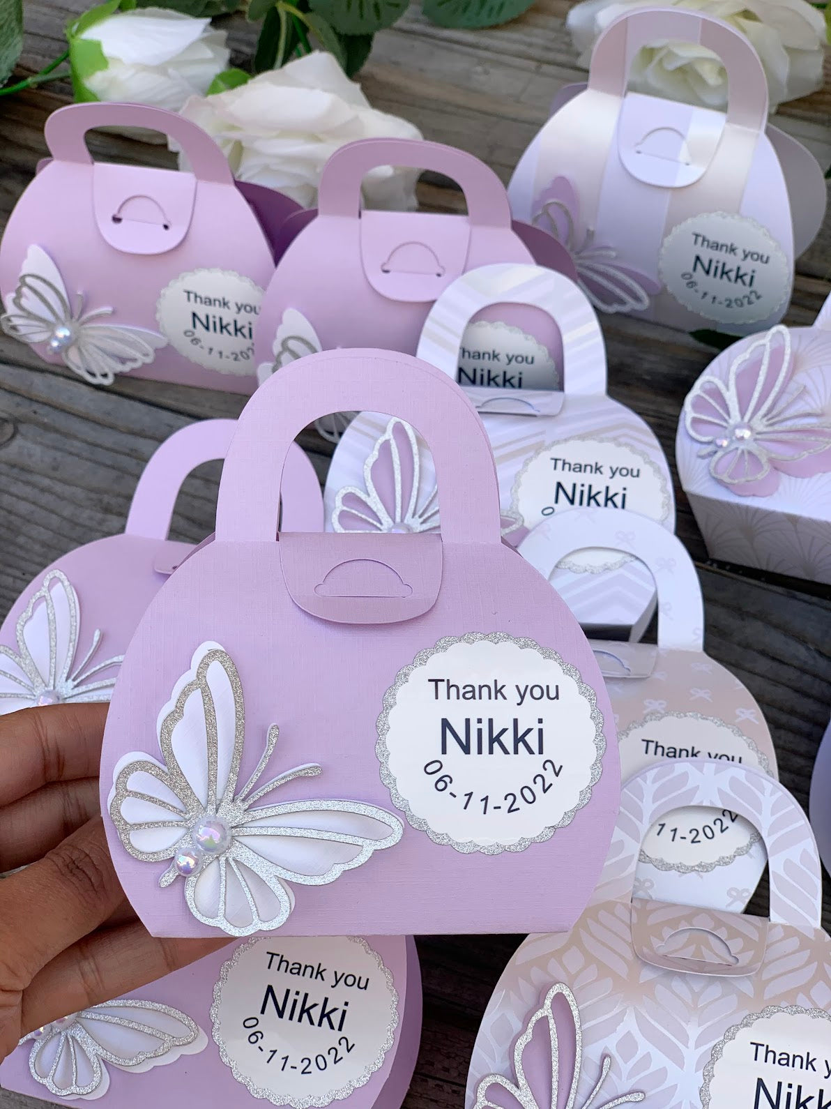 Quinceanera, Sweet16 or Bridal shower favor boxes