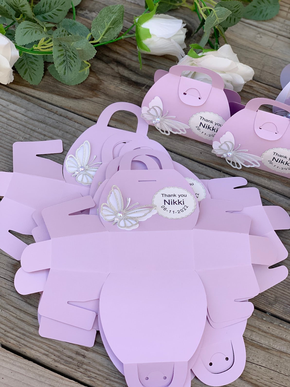 Quinceanera, Sweet16 or Bridal shower favor boxes