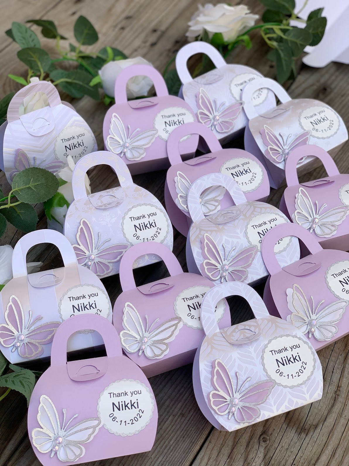 Quinceanera, Sweet16 or Bridal shower favor boxes