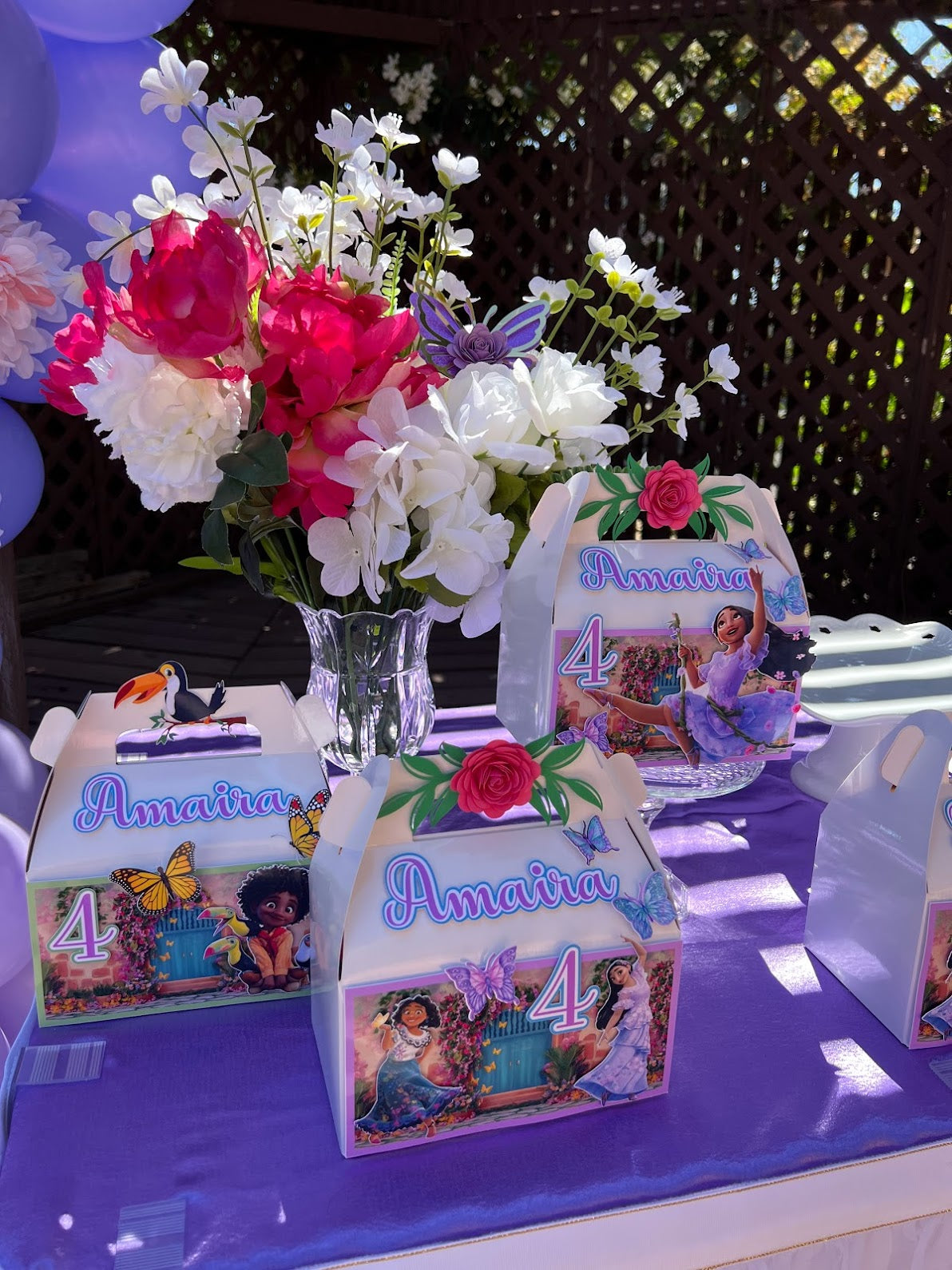 Encanto Favor Boxes, Isabela Treat Boxes