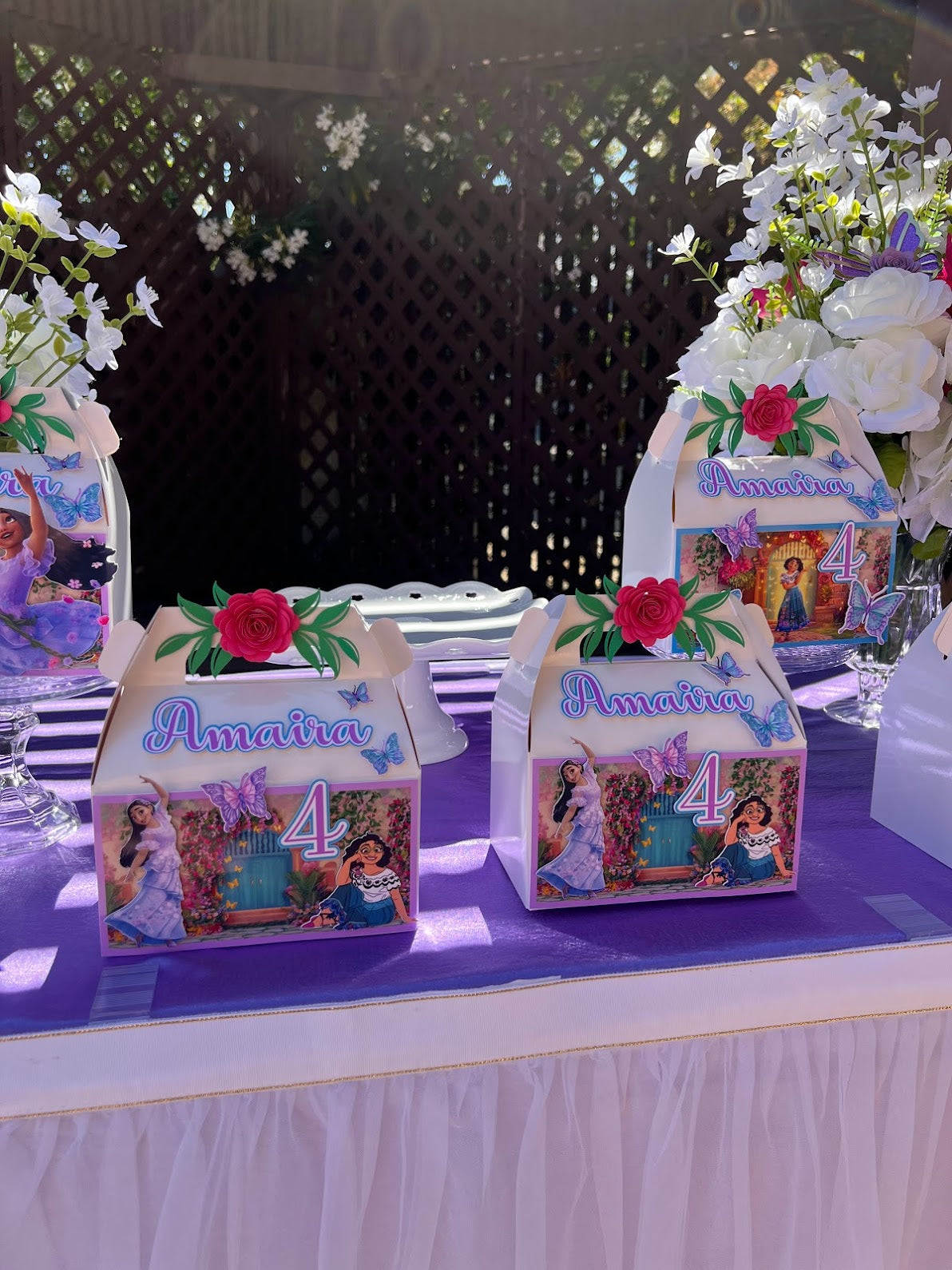 Encanto Favor Boxes, Isabela Treat Boxes