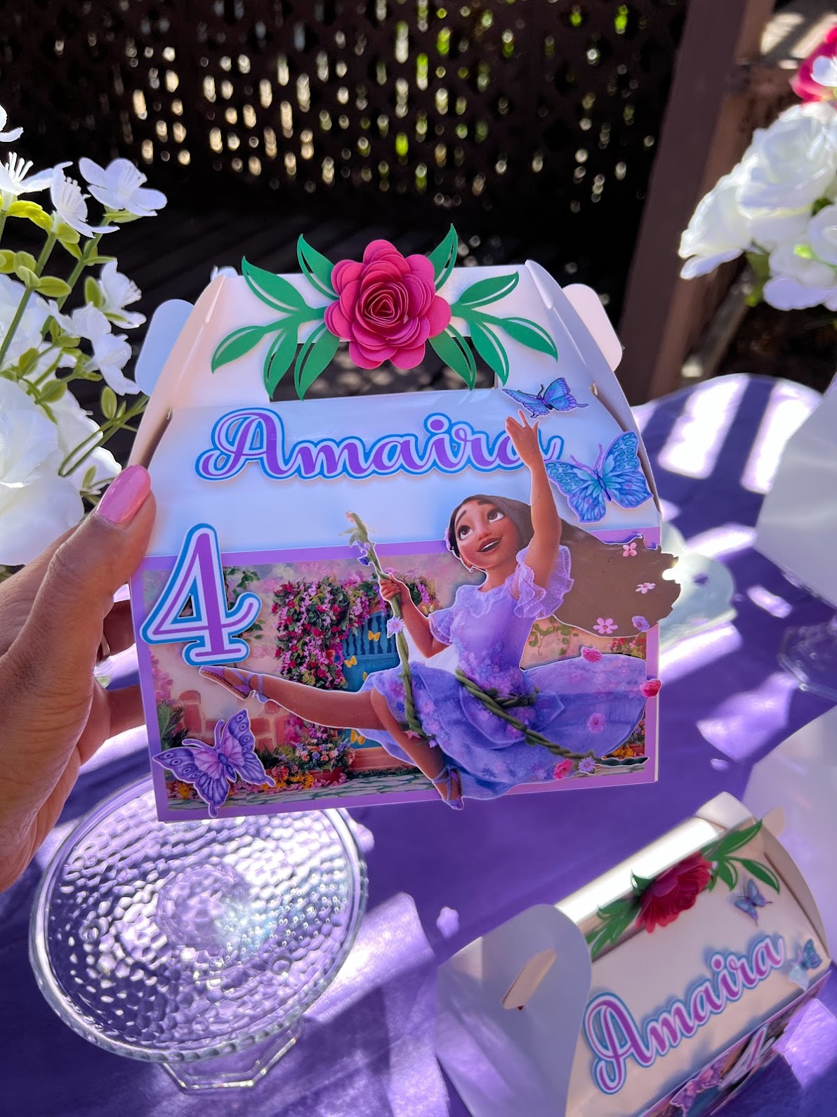 Encanto Favor Boxes, Isabela Treat Boxes