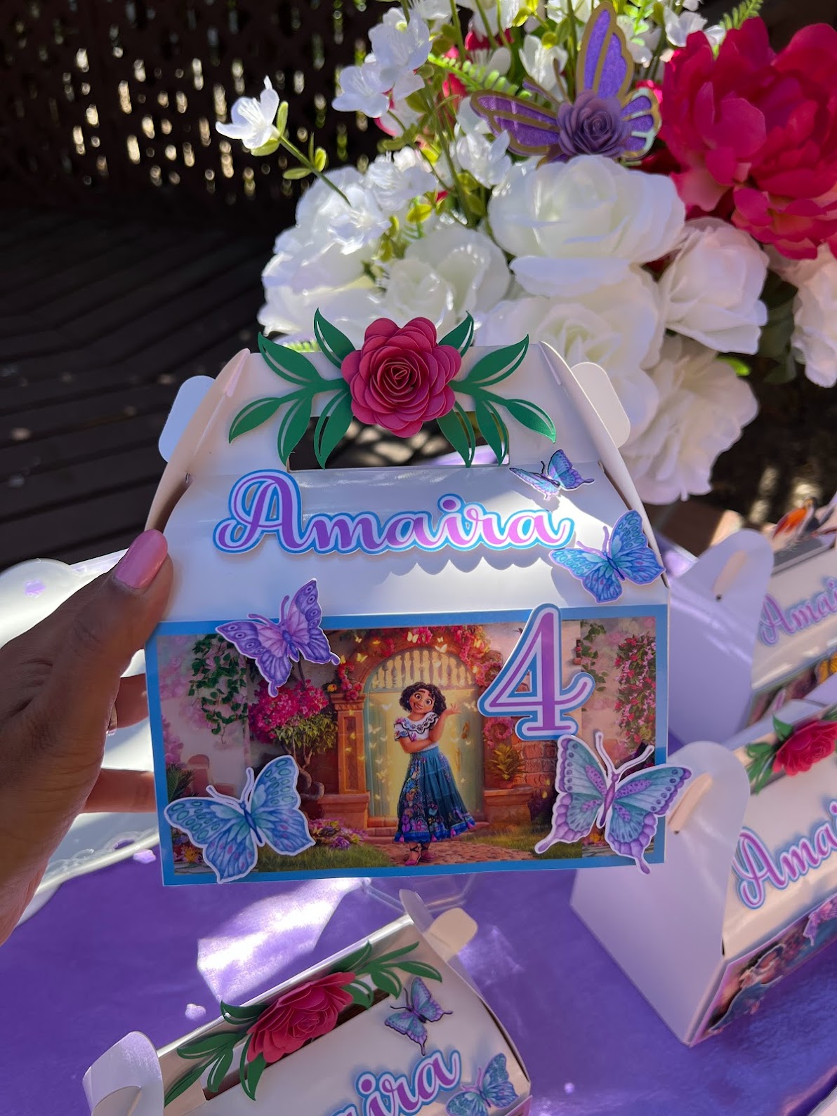 Encanto Favor Boxes, Isabela Treat Boxes