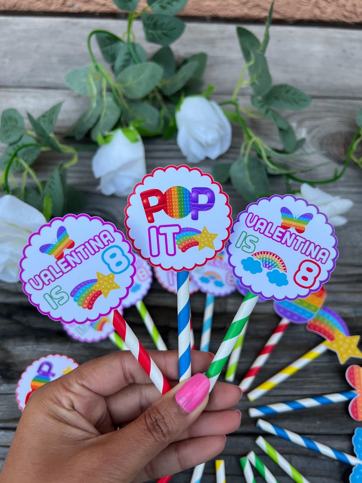 POP-IT Cupcake Toppers