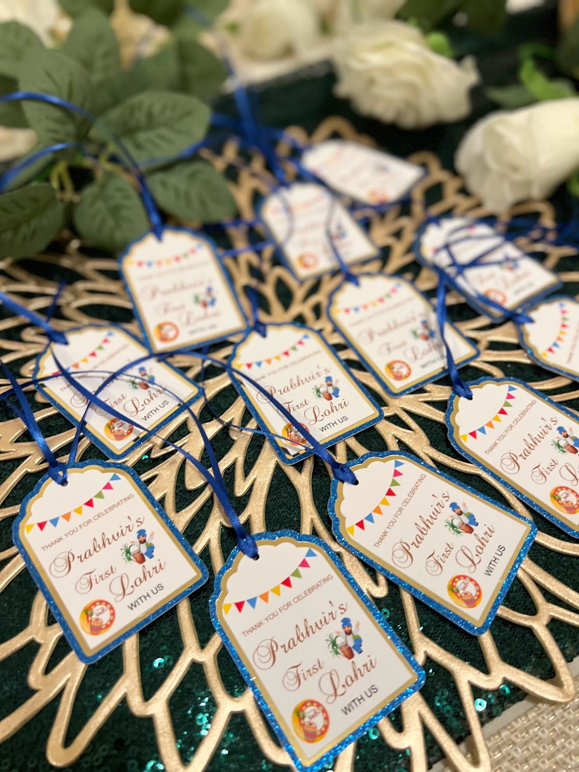 Lohri party gift tags