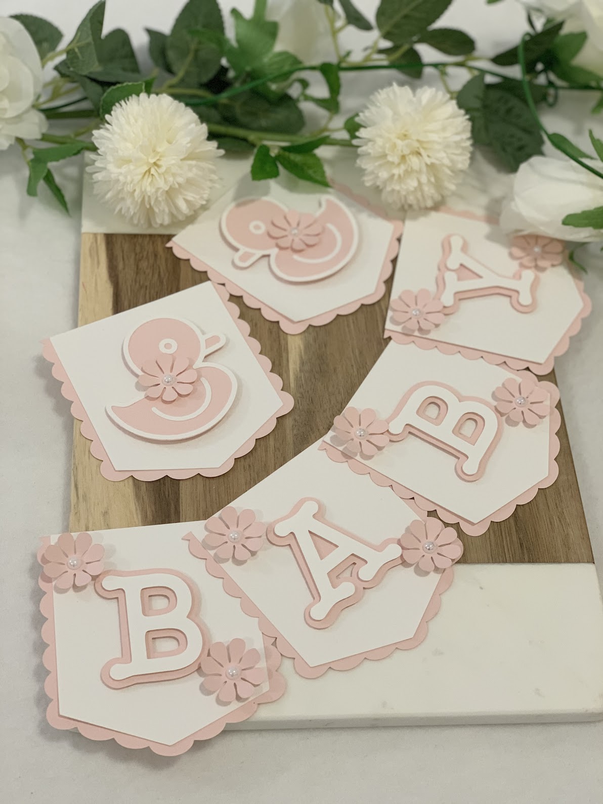 Butterflies and Floral welcome baby Banner