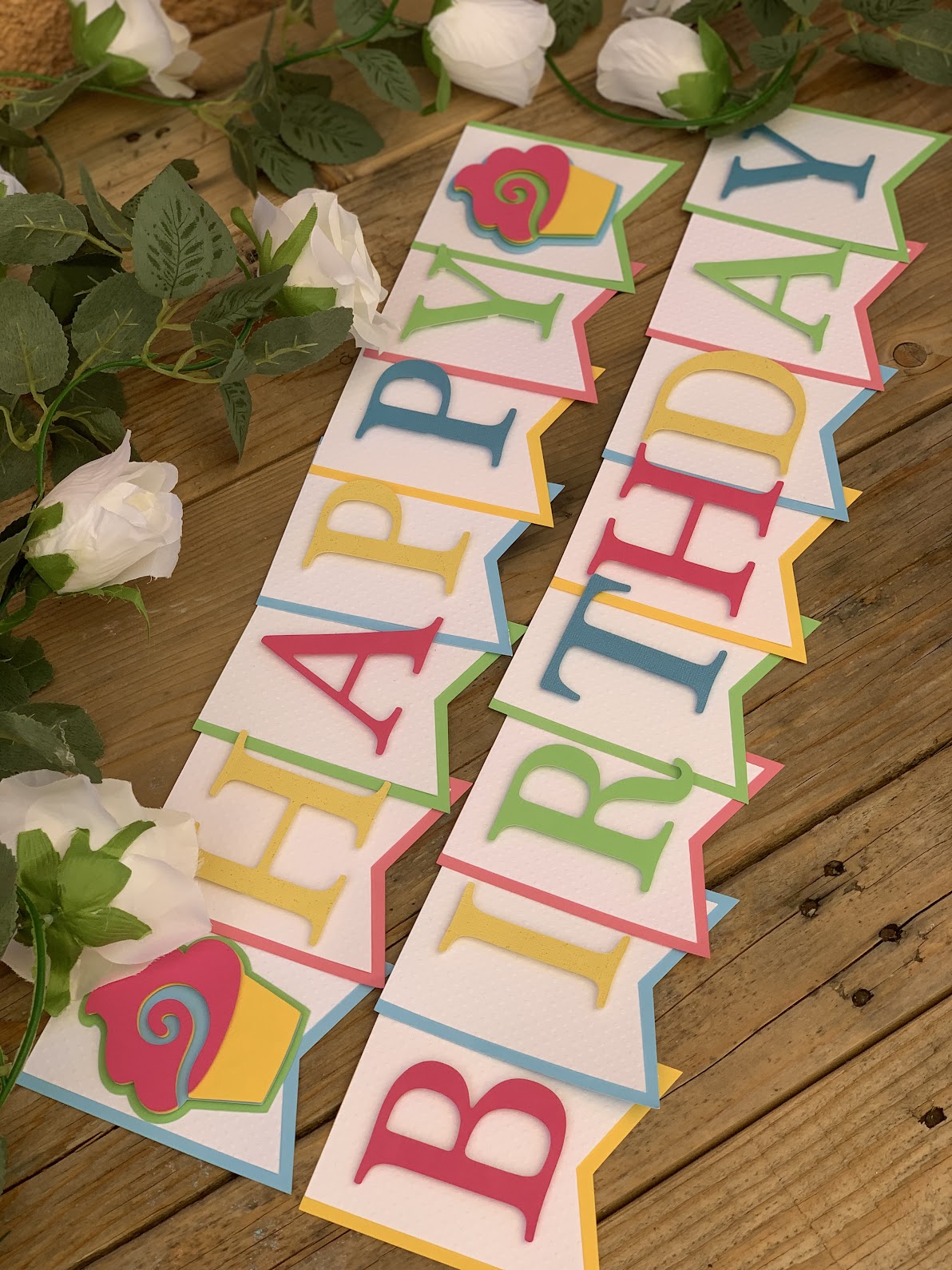 Funfetti theme 40th Birthday Banner