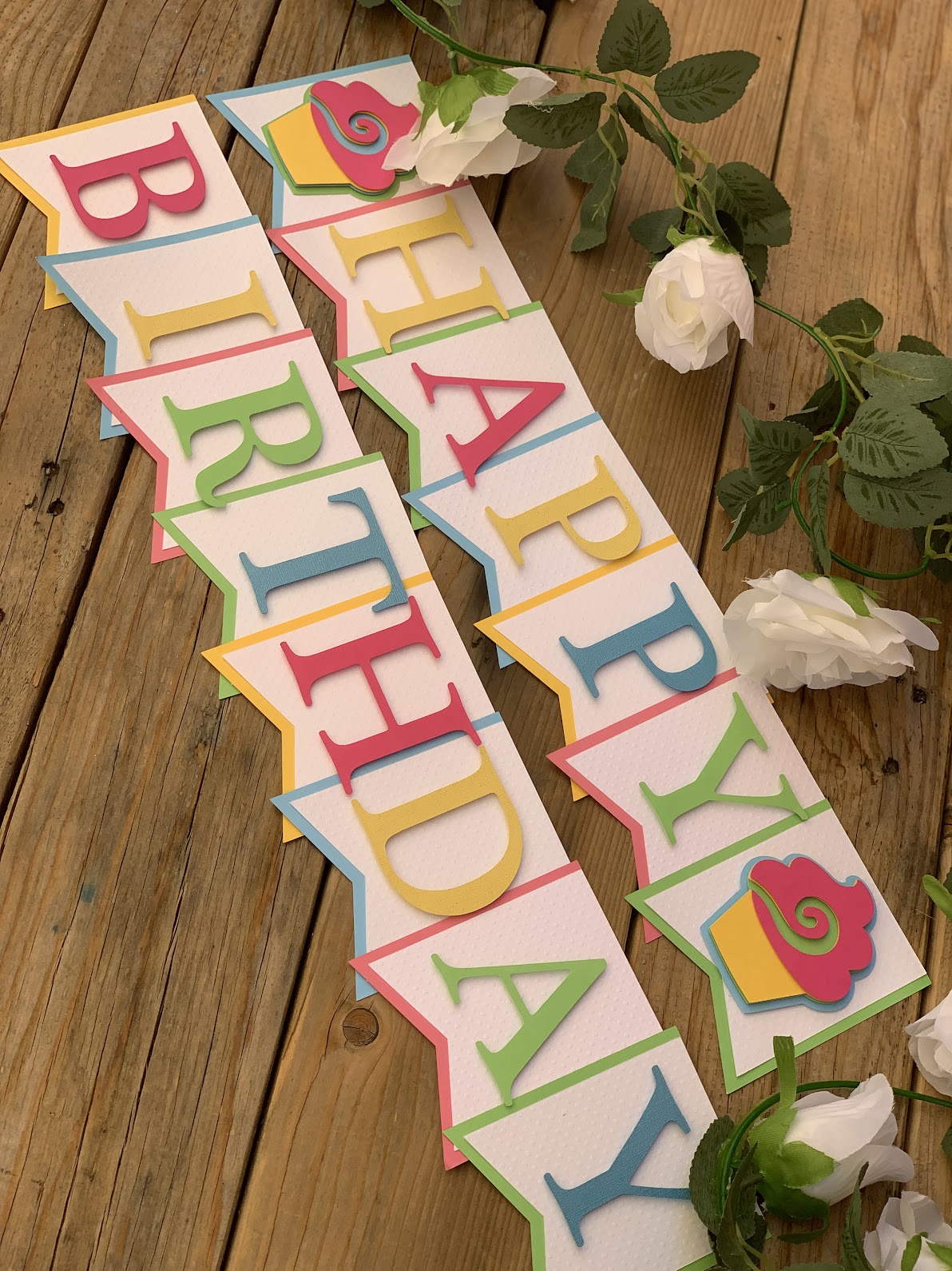 Funfetti theme 40th Birthday Banner